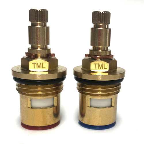 24 spline quarter turn ceramic valve